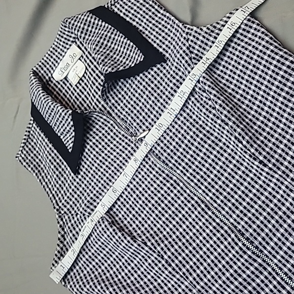 Last Chance Lisa Jo Zip Zest Top Woman Size 5/6 - Picture 4 of 6